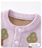 2026 Spring Collection: Newborn Baby Girls' Knit Romper - 100 Days Outdoor Wear