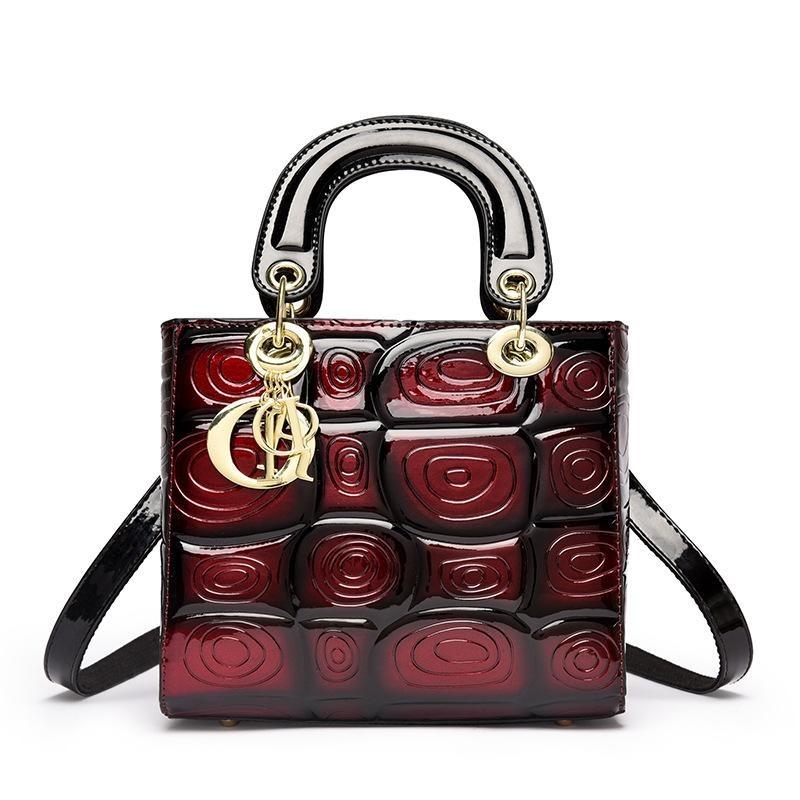 Модная сумочка, высококачественная однолямочная сумка через плечо бордовый