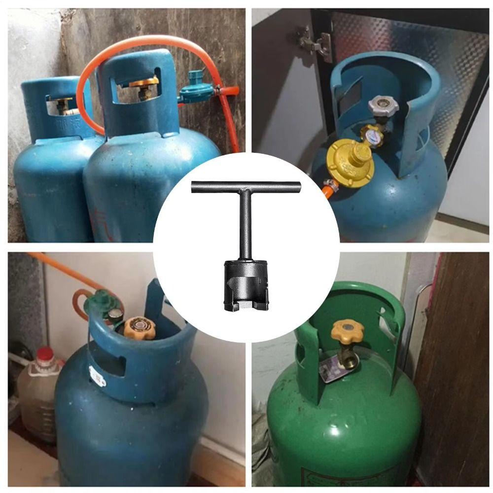 Steel Material Gas Tank Removal Tool Labor-Saving Leverage Can Opener Barbecue Gatherings