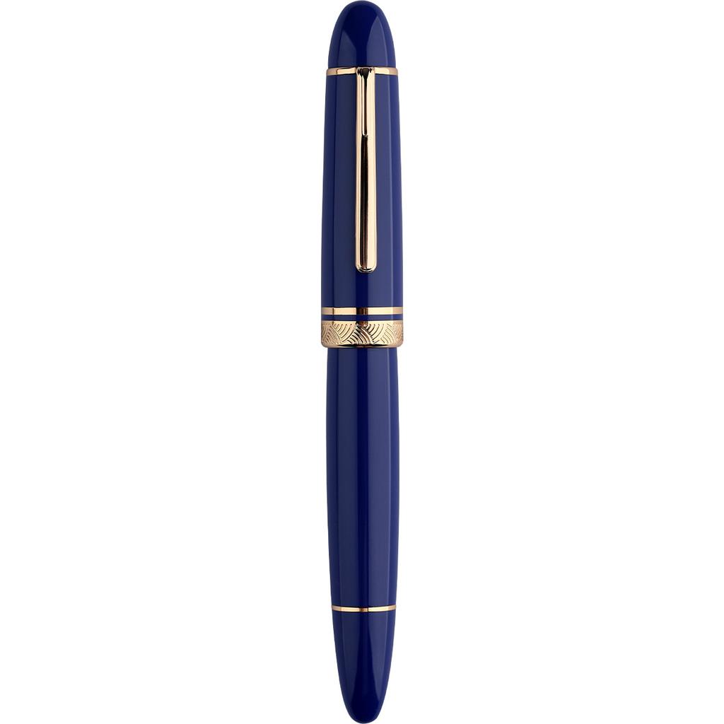 Classic MAJOHN P140 NO.8 F/M Nib Acrylic Piston Huge Transparent Fountain Pen Ebonite Feed Large Capacity Ink Writing Luxury Pen