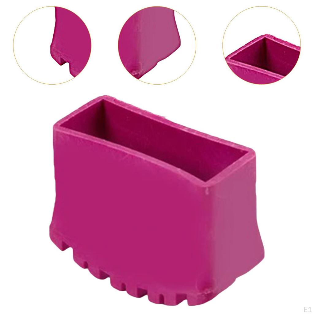 4x Acoperitoare Picioare Scară Covorașe Absorbție Șoc Instalare Ușoară Tampoane Picioare Capăt pentru Garaj