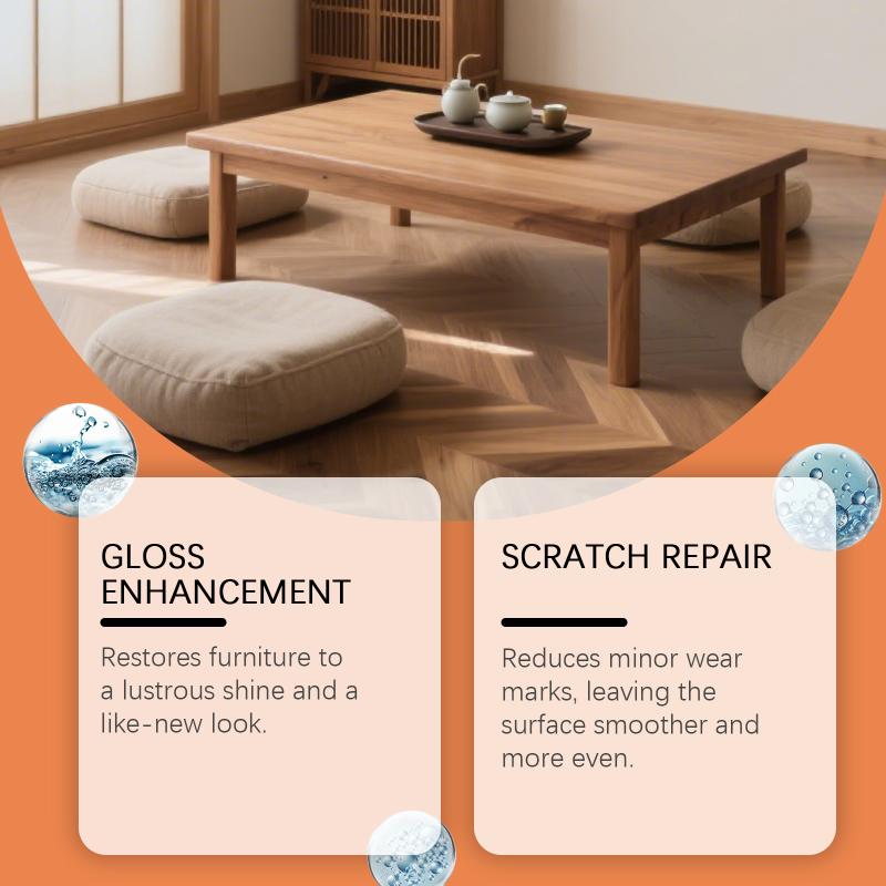 Jaysuing Wood Furniture Polishing And Care Agent: 2-In-1 Cleaning And Maintenance Agent For Stain Removal And Brightening
