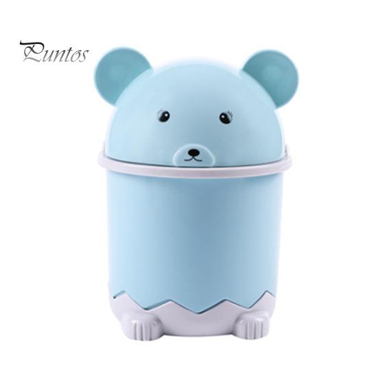 

Творческий износостойкий настольный мусорный ящик большой емкости, маленькая настольная мусорная корзина для офиса синий