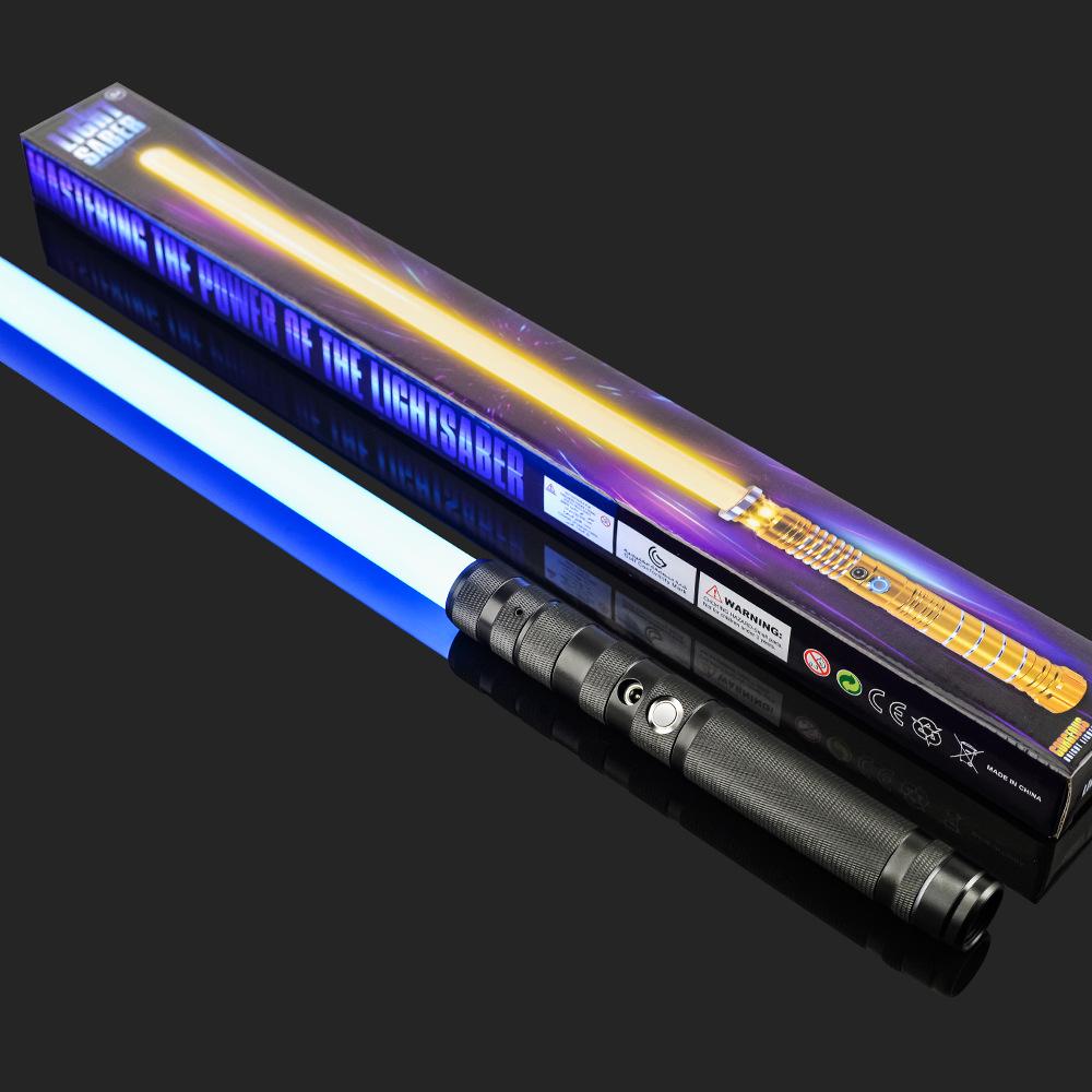 Cutie Cadou Premium Sabie Laser Star Wars din Metal - Reîncărcabilă, Jucărie Luminoasă pentru Copii