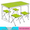 Portable Aluminum Alloy Folding Table and Chairs for Outdoor Camping, Night Market, and Leisure Activities