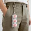 Bread Keycap Stress Relief Clicker Keychain Mechanical Keyboard Button Decompress Fingertip Keyring