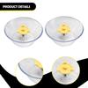 2Pcs Range Hood Oil Cups Catcher Box Easy to Clean Round Transparent Reusable Collector Kitchen