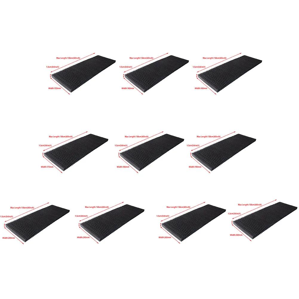Milling Machine Flexible Protective Flat Accordion Bellows Cover Tool Guard Dust Cloth Flat Accordion Bellows Engraver Machine