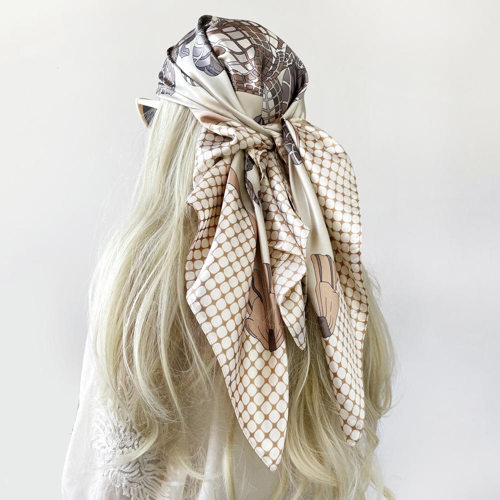 New Arrivals: 90cm Scarves and Handkerchiefs – Women’s Rayon Scarves, Satin Scarves, Large Handkerchiefs and Printed Shawls
