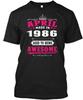 1986 April Alter Bis Zum Sein T-Shirt Hergestellt in den USA Größe S bis 5XL