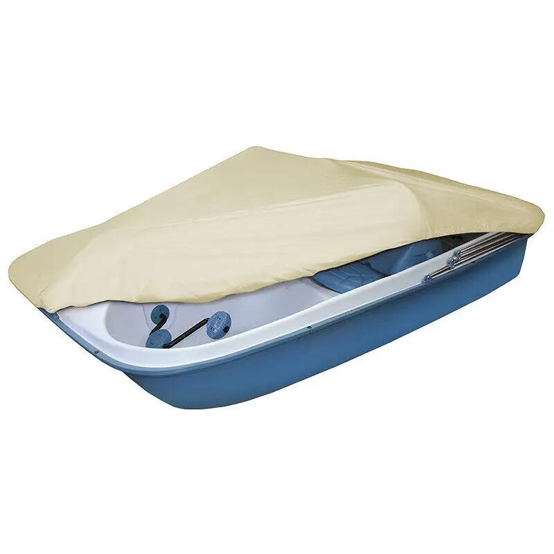

Чехол для лодки из ткани Оксфорд 210D, защита для яхты на открытом воздухе, водонепроницаемый, прочный, серебристый, светоотражающий, устойчивый к ударам, прочный, устойчивый к разрывам 286x122CM бежевый