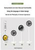 7-Inch Portable Wireless Telescopic Charging Fan with Silent Night Light, USB, Long Battery Life, Strong Wind, Desktop-Friendly