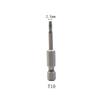 1/4 Hexagon Shank Screwdriver Bit Hexagon Head Knockout Head With Hole