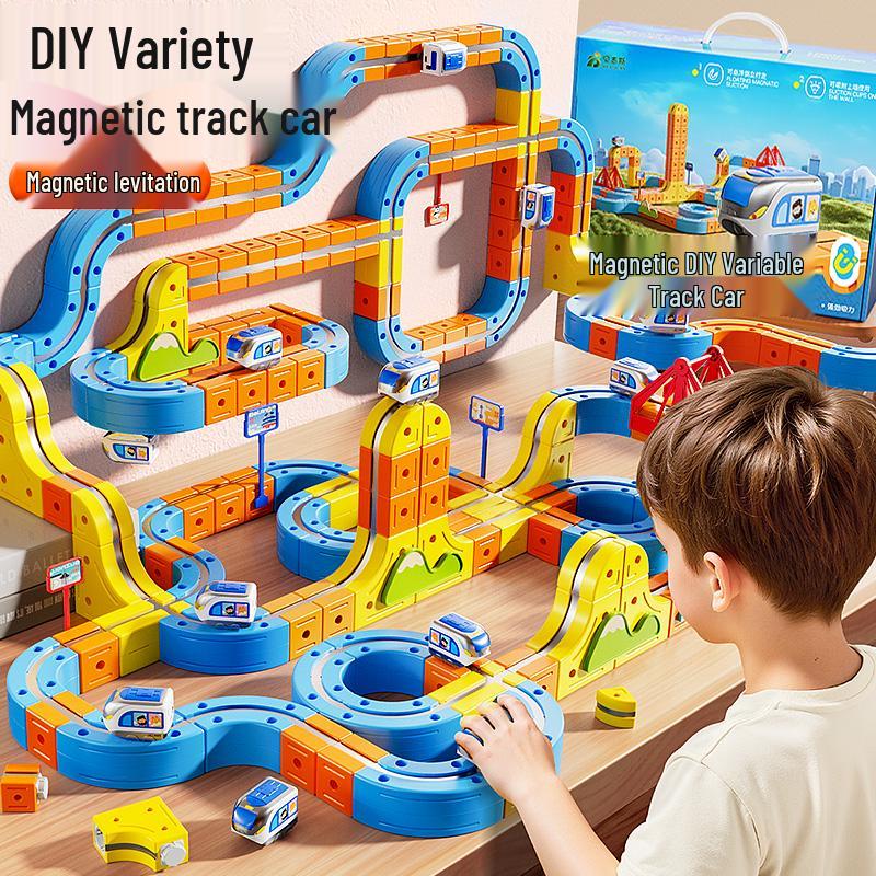 Magnetic Anti-Gravity Electric Train Set for Kids - Educational High-Speed Rail Toy for Boys and Girls