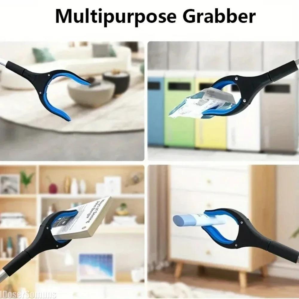 Pinza raccoglitrice da 32 pollici con clip rotante a 360° Leggera per impieghi gravosi Raccoglitore per anziani Strumenti per la pulizia della casa Spazzatura