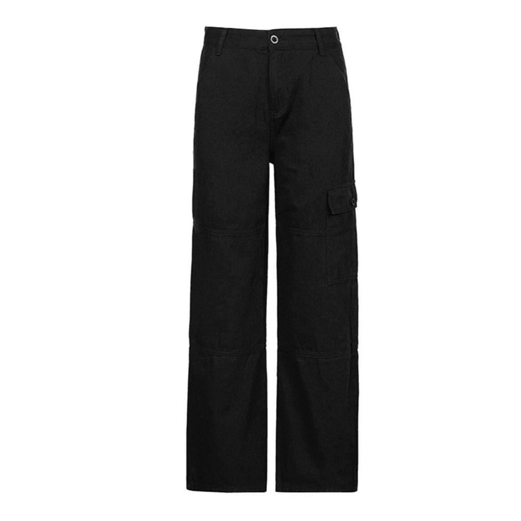 Retro Overalls Jeans Damen Mode Damen Hosen Sexy Low Waist Lose Freizeithosen Vintage Streetwear Hosen