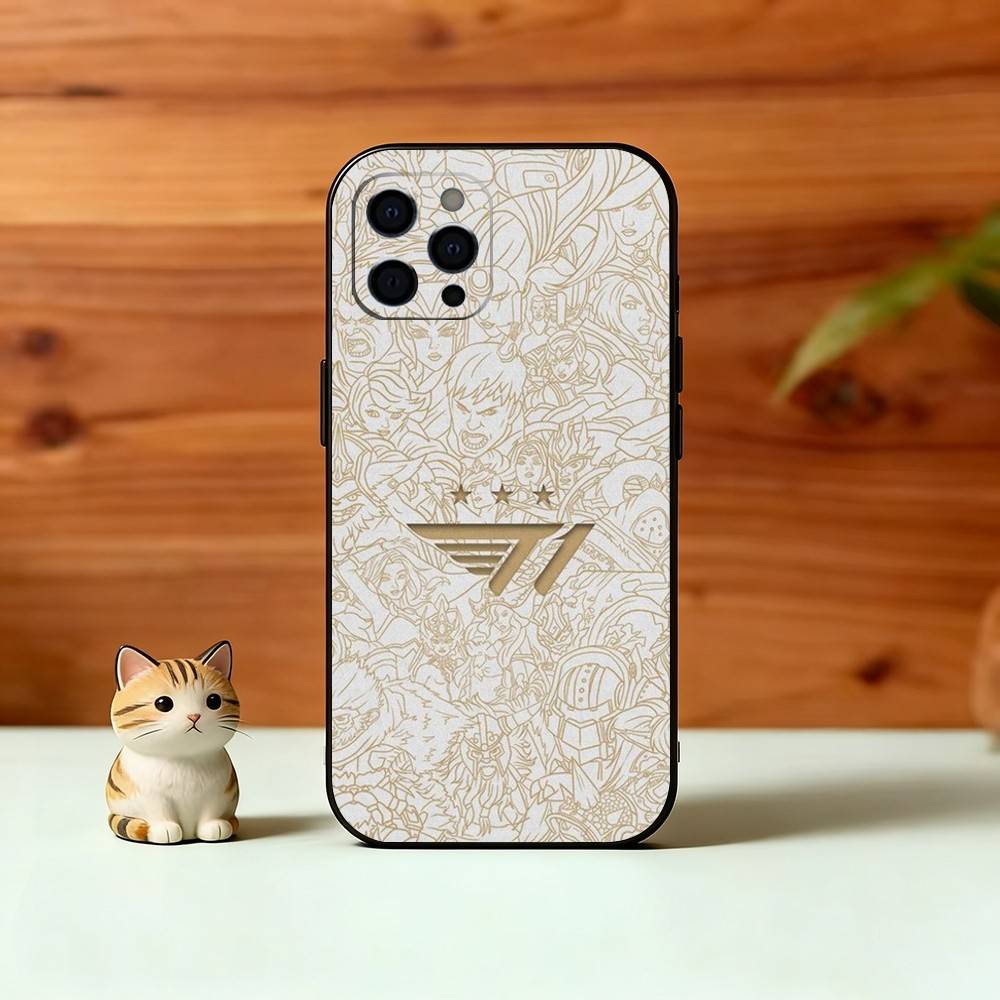 Cool t-T1 E-gaming Design Phone Case Silicone Soft For IPhone 17 16 15 14 13 12 11 X XR Plus Pro Max Plus