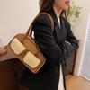 New simple elegant sweet and versatile autumn small crossbody bag with contrasting color shoulder small square bag