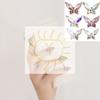 5 Stück Simulierte Legierung Schmetterling Nagelkunst Dekorationen Leichter Luxus Schmetterling Glas Inlaid Nagel Anhänger Zubehör DIY