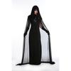 Premium Women's Halloween Cloak Costume Featuring Witch Vampire Ghost Design