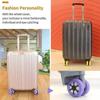 4Pcs Silicone Wheels Protector For Luggage Reduce Noise Travel Luggage Suitcase Wheels Cover Castor Sleeve Luggage Accessories