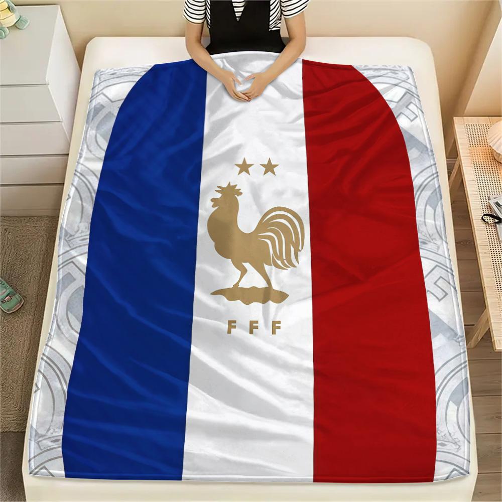 France National Football Team2 Flannel Blanket, High Quality Comfortable for All Seasons, Home Decor, Warmth and Comfort
