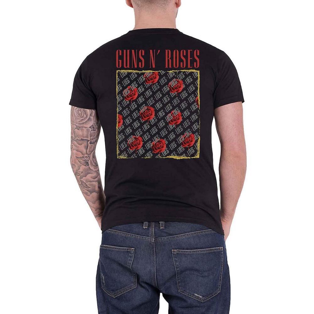 Guns N Roses Unisex Adult Lies 30 Years Repeat Print T-Shirt