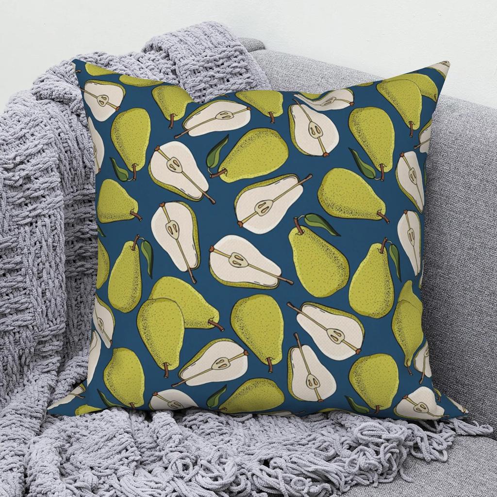 Bedroom Throw Pillow Sofa Decorative Pillowcase Home Decor Cute Tropical Fruit