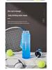 Fashionable Large-Capacity Water Bottle with Lanyard – Gradient Frosted Design for Men, Women, and Students 1L Outdoor Sports Bottle
