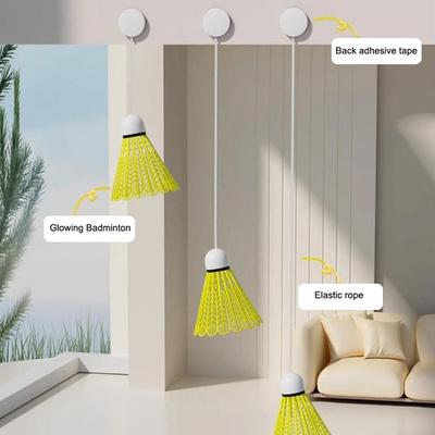 1 Set Spin Self Training Badminton Rebound Self Training Shuttlecock Traininer Badminton  Indoor