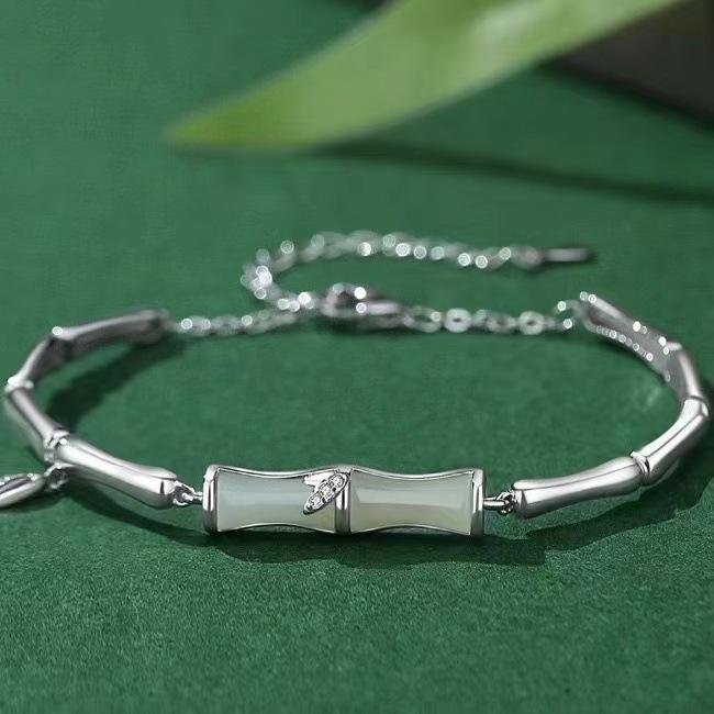 

С вашим бамбуковым браслетом Enough, женский нишевый дизайн, бамбуковый браслет, подарок легкой роскоши для девушки