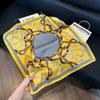 Korean cashew flower silk scarf triangle scarf women's stacking wear accessories jeans belt travel matching shirt scarf headscarf