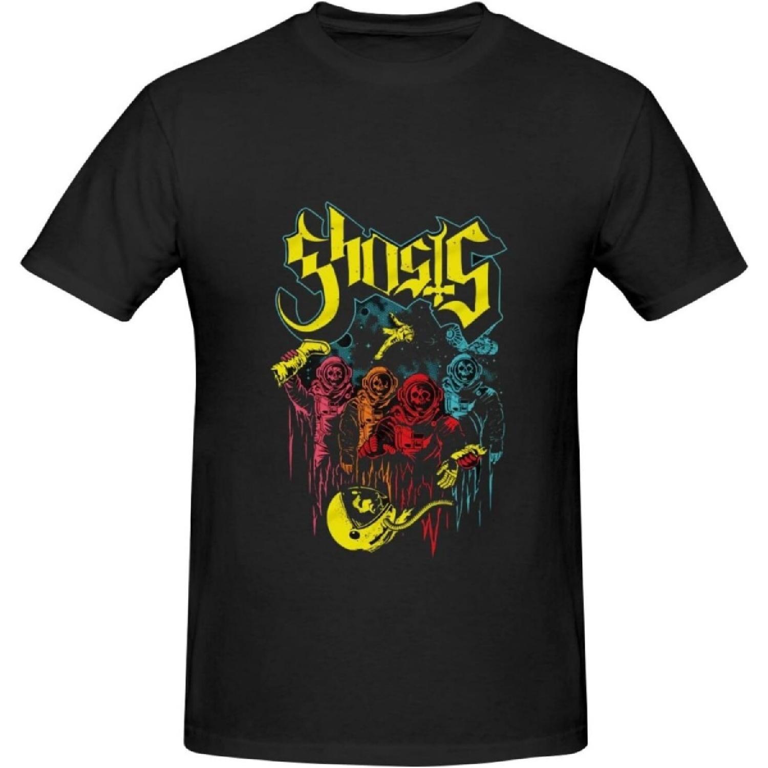 

Corlrjxpd Men Ghost Meliora T-Shirt Summer Crew Neck Tops Casual Short Sleeves T-Shirts(4) XXXXXL різнокольоровий