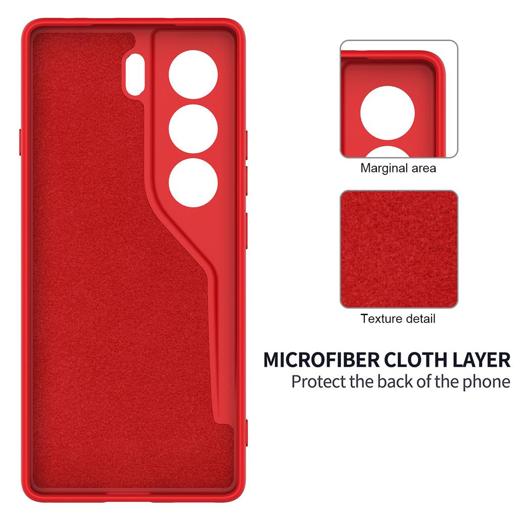 For TECNO Camon 40 Pro 5G Liquid Silicone Case Phone Back Cover with Hand Strap