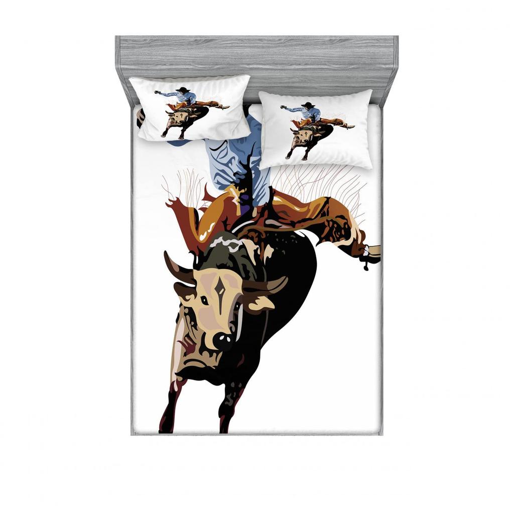 Cupcakes Pastry Pattern Sheet Three-Piece Digital Printing Bedding Set Adult Children