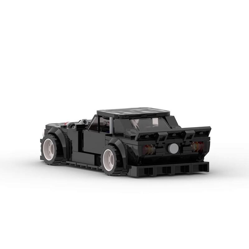 MOC Ford Mustang Hoonicorn V2-Compatible Speed 8 Grid Car Model Building Blocks
