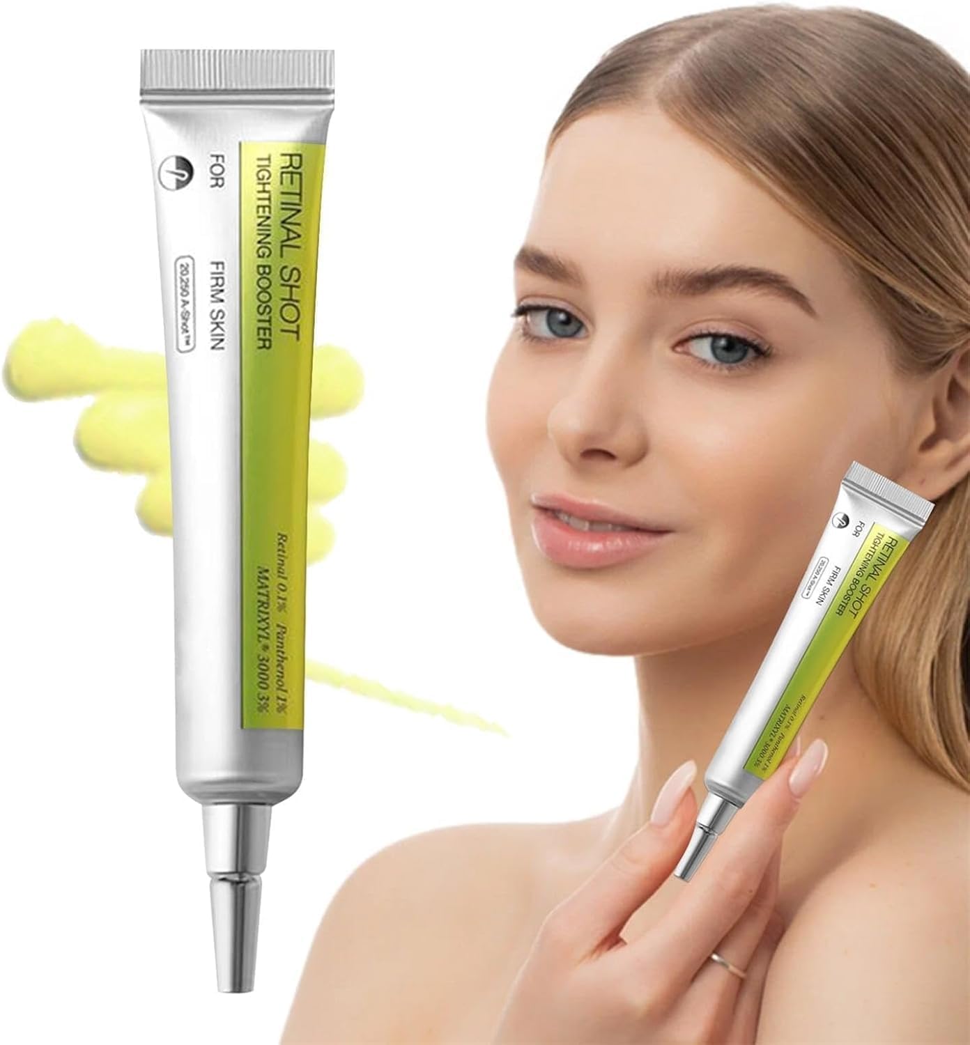 Wrixty Retinal Tightening Face Cream 0.1% - Anti-Wrinkle Booster with Matrixyl 3000 & Panthenol for Elasticity, Firming & Skin Renewal