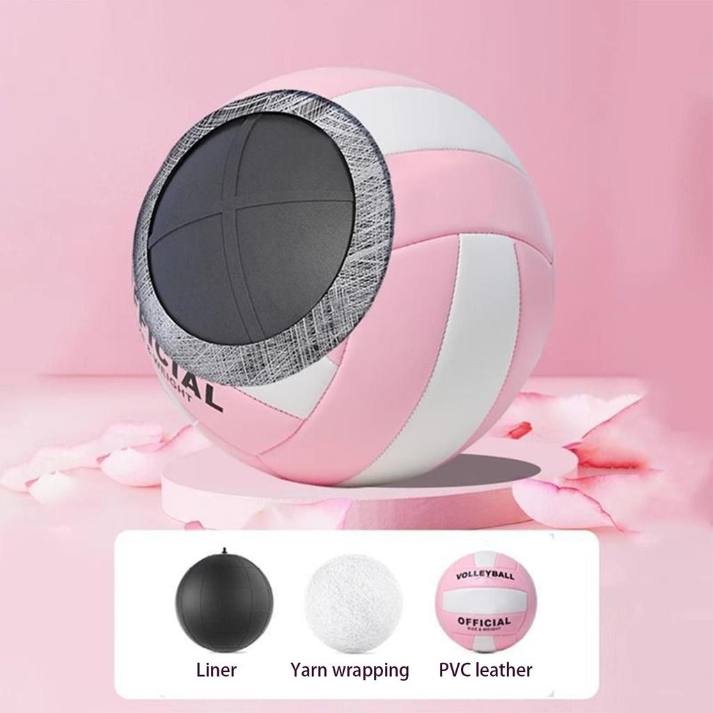 Sand Volleyball Sports Training Ball Wear-Resistant Soft Volleyball thickness No.5 Machine Sewing Soft Beach Air Volleyball