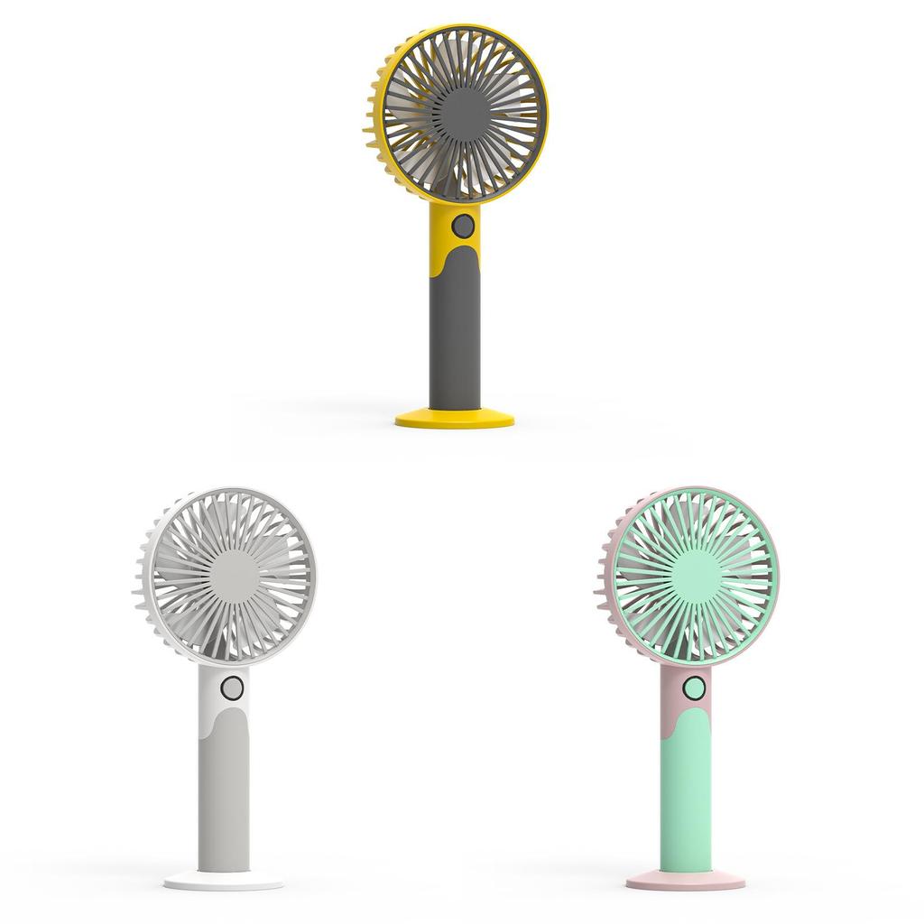 Handheld Fan Usb Rechargeable Portable Desktop Fan With Six Speed Levels For Outdoor Use