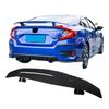 Universal Rear Spoiler for 2016-2019 Civic Sedan, Airplane Tail Wing Design, No-Drill Wind Deflector