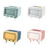 Square Paper Storage Box Phone Holder Tissue Dispenser TV Desktop Tissue Box  Household