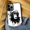 Cartoon Monkey Soft Phone Case for iPhone 17 Air 16e Pro Max 15 Pro 13 14 Plus 11 12 MagSafe Magnetic Coque
