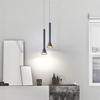 Creative Art LED Pendant Lights Long Tube Lamps Kitchen Dining Room Shop Bar Decoration Cord Pendant Lamp Background Lights