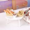 Mini Bread basket decoration, resin crafts, house decoration accessories miniature food bread basket, DIY miniature scene art project