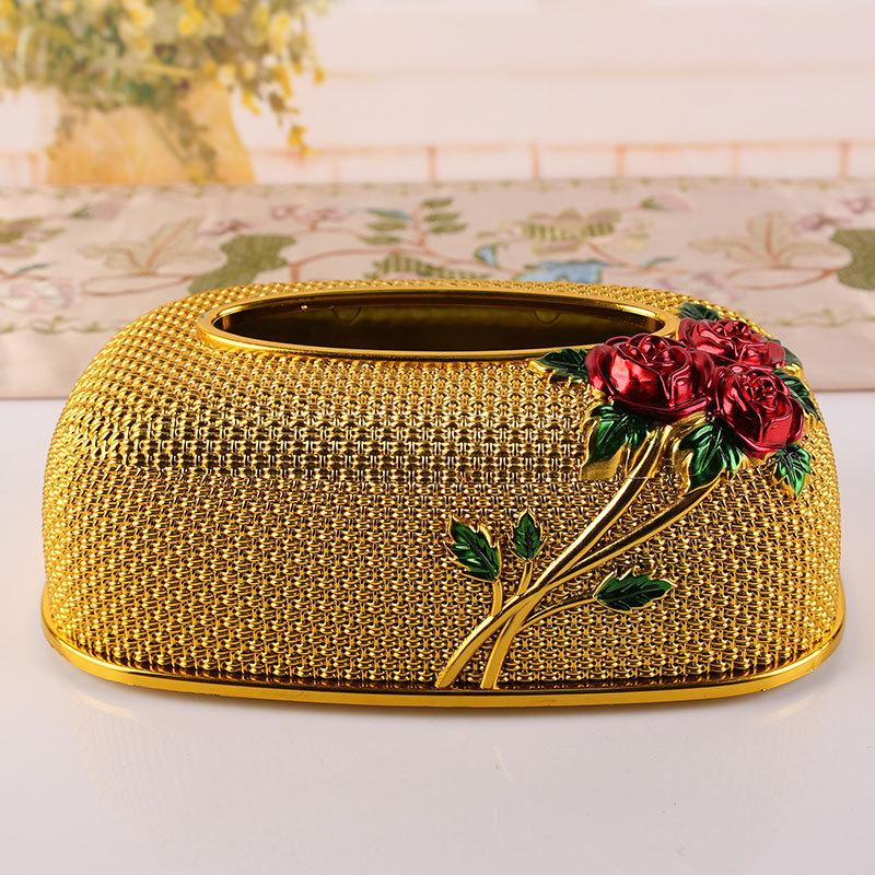 Tissue Box Light Luxury Pumping Carton Meal Carton Living Room High-end Modern Pumping Box Household Nordic Storage Box Tissue Pumping