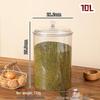 Sealed Plastic Storage Jar for Dried Tangerine Peel, Grains, Cereals, Dried Fruits, Kitchen Snacks, and Refrigerator Storage.