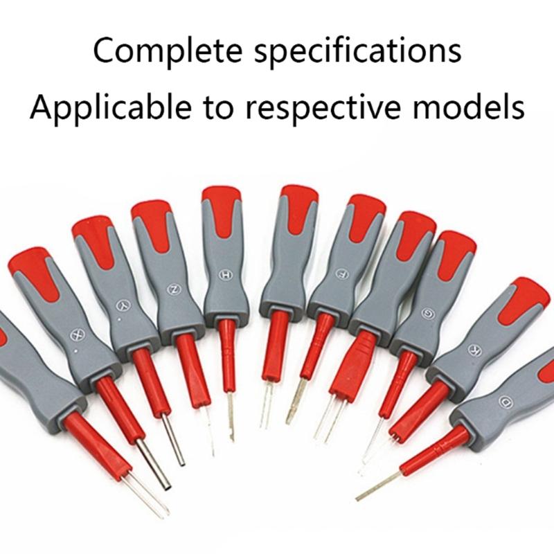 High Accuracy Metal Car Electrical Connector Pin Removal Tool with Not Slip Handle 26 Piece for Electrical System
