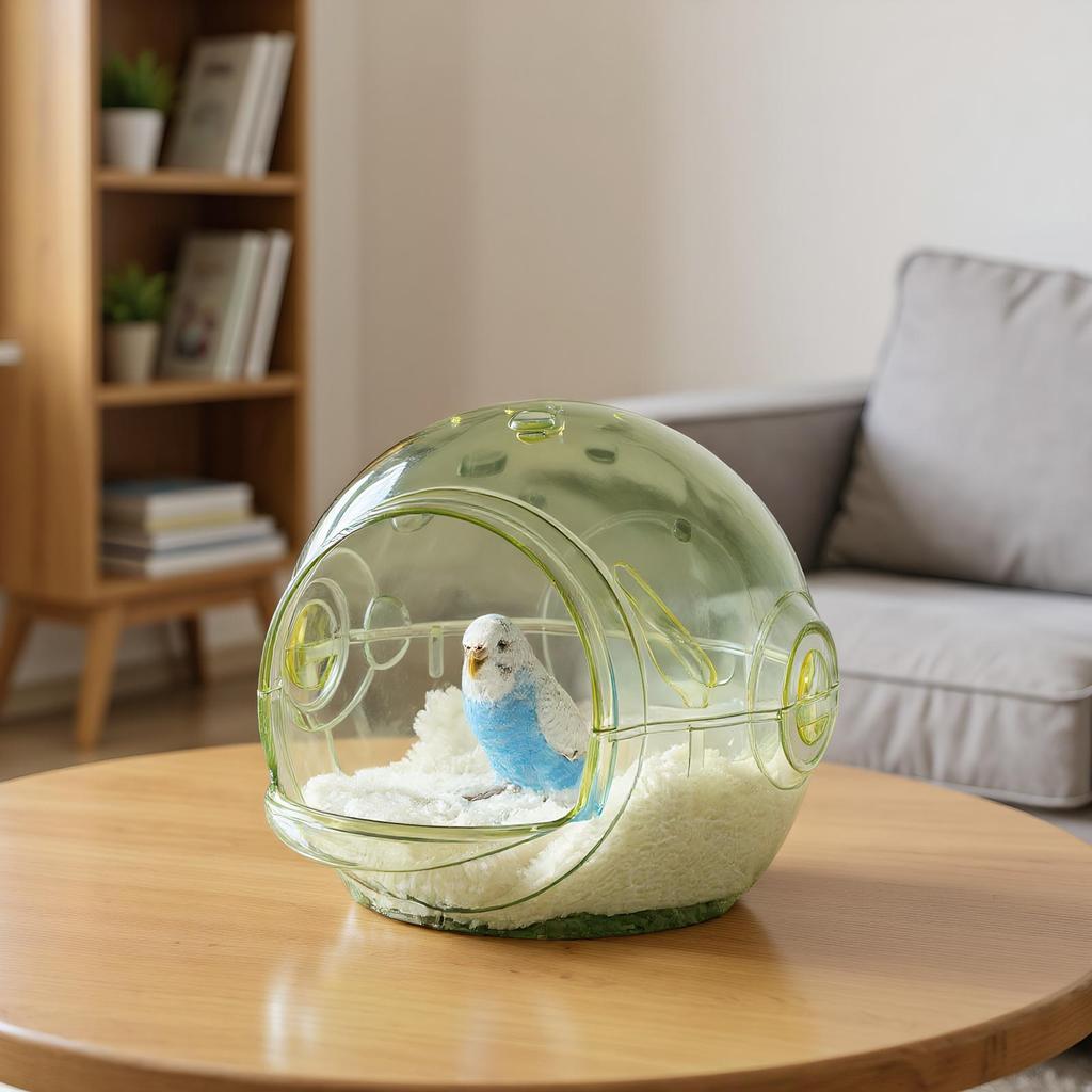 Fågelbo Fågeluppfödningsbo Kläckningshus Bur Tillbehör Skydd Fågelhus För Nymfkakadua Kärlekspapegoja Finken Undulat Kanariefågel Hamster