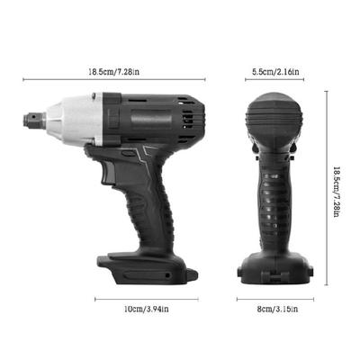 Practical Brushed Electric Wrench 300Nm Cordless Ratchet Set Screwdriver Spanner For Automotive Repair And Assembly