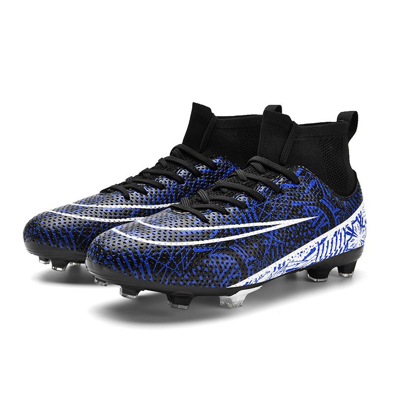 Special High-Top Football Shoes Tf Broken Nails Artificial Turf Ag Nails Boys And Girls Teenagers Student Training Shoes